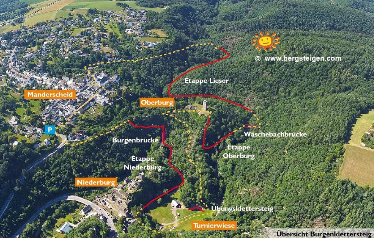 Apartmán Um Die Ecke Manderscheid Exteriér fotografie